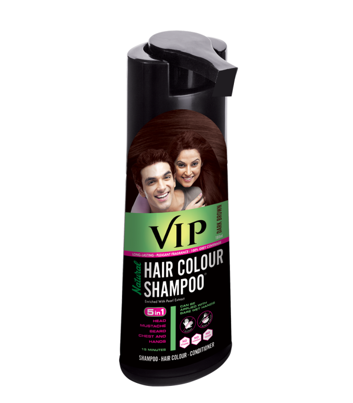 How to use  VIP Hair colour shampoo Hindi  YouTube