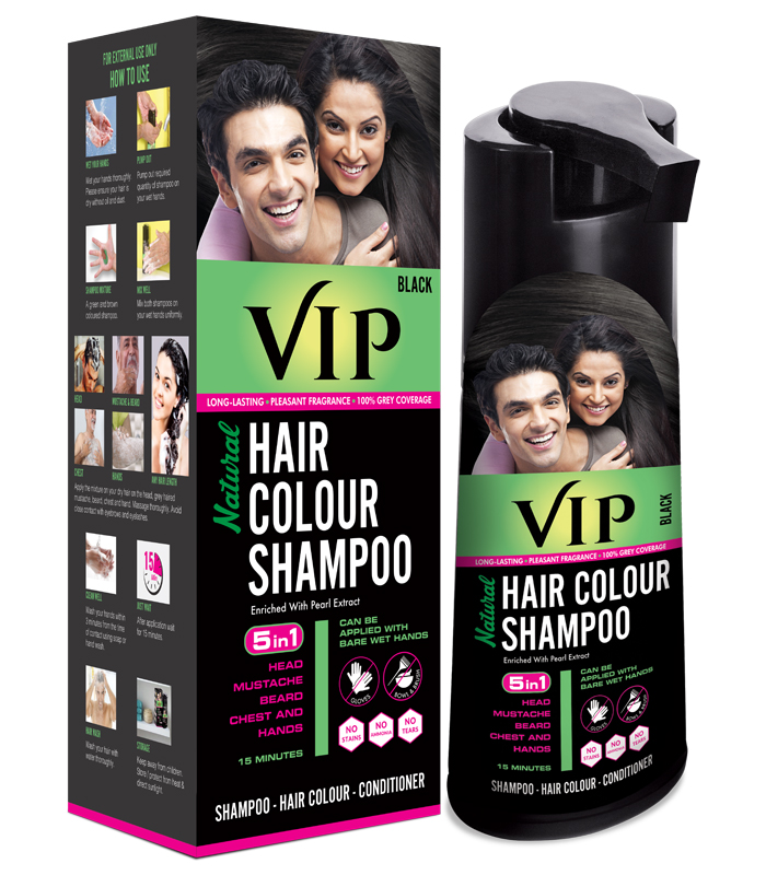 VIP Hair Colour Shampoo 400ml